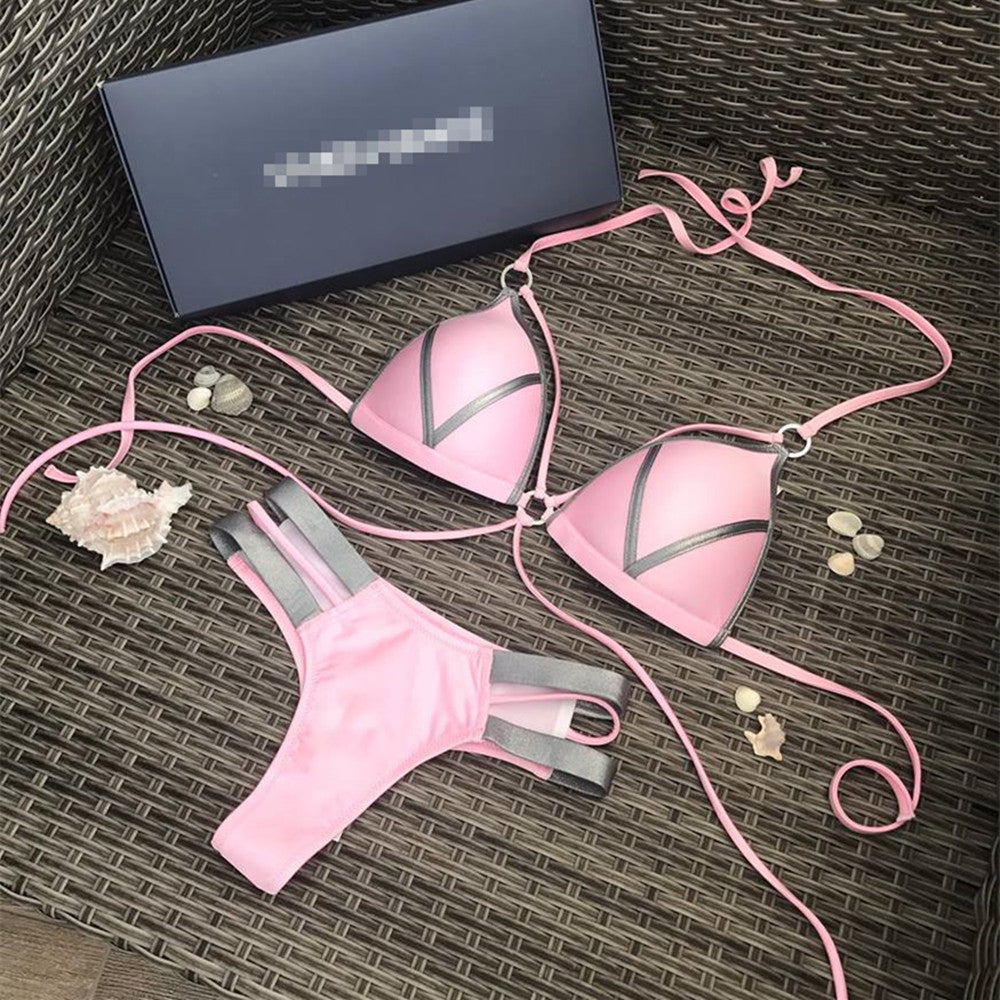 AfterSun Bronzing Bikini – Luxury Gold Glow Swimwear